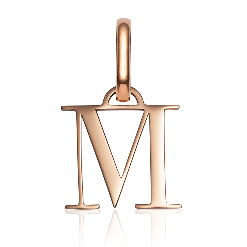 Letter Pendant (Rose Gold)