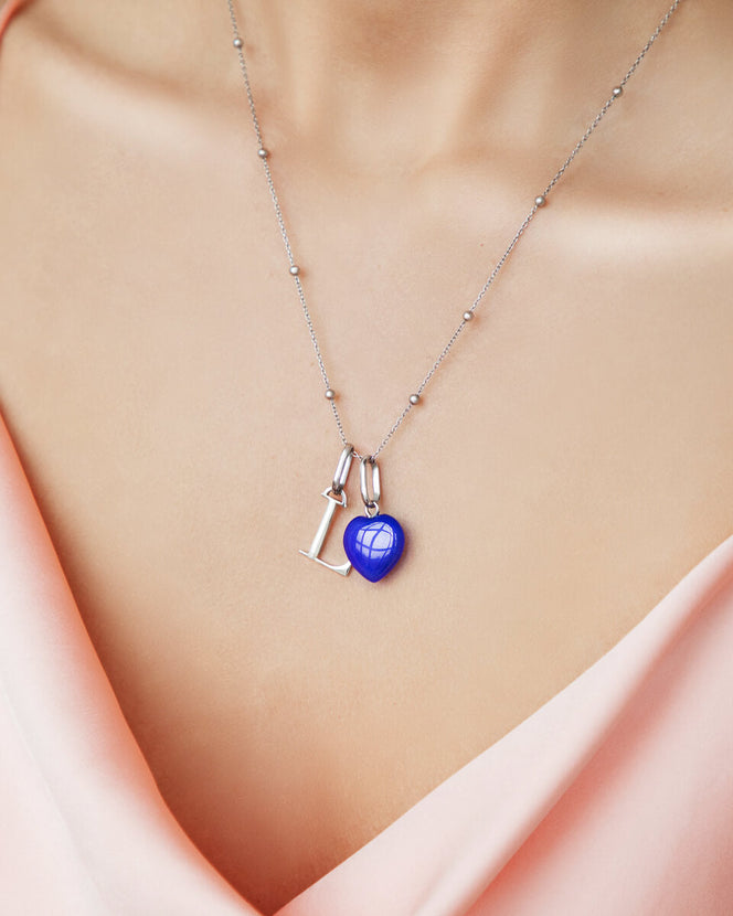 Letter Pendant (Silver)