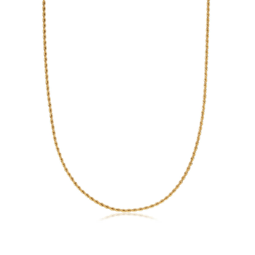Rope Chain Necklace 20 in (Brass)