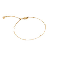 Layering Sphere Chain Bracelet (Gold)