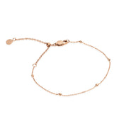 Sphere Chain Bracelet (Rose Gold)