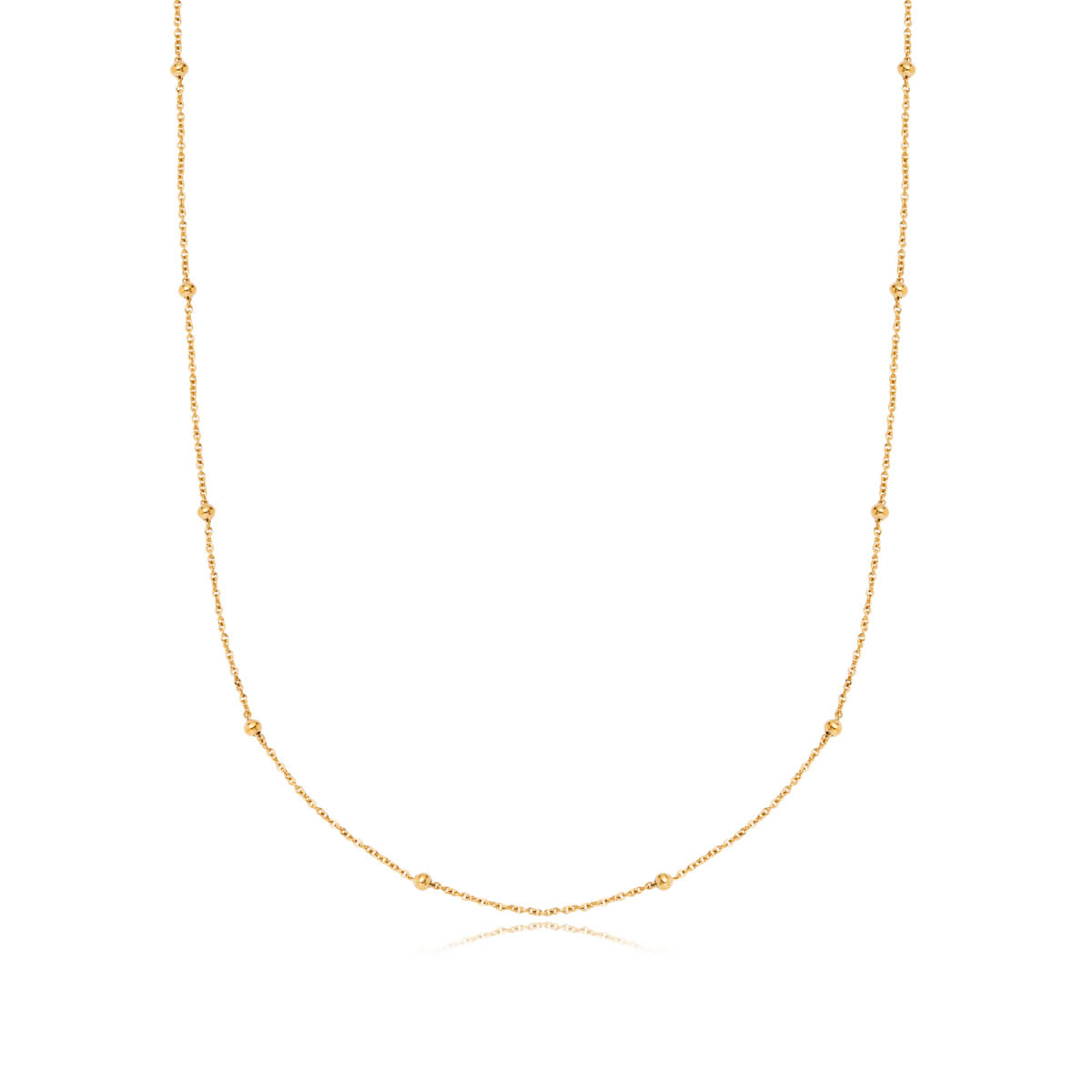 Sphere Chain Necklace (Gold)