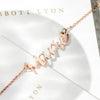 Name Necklaces Rose Gold