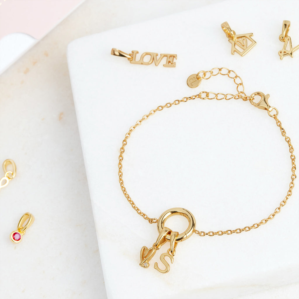 Gold Charm Bracelets