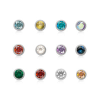 Stacey's Stories Birthstone Pendant (Silver)