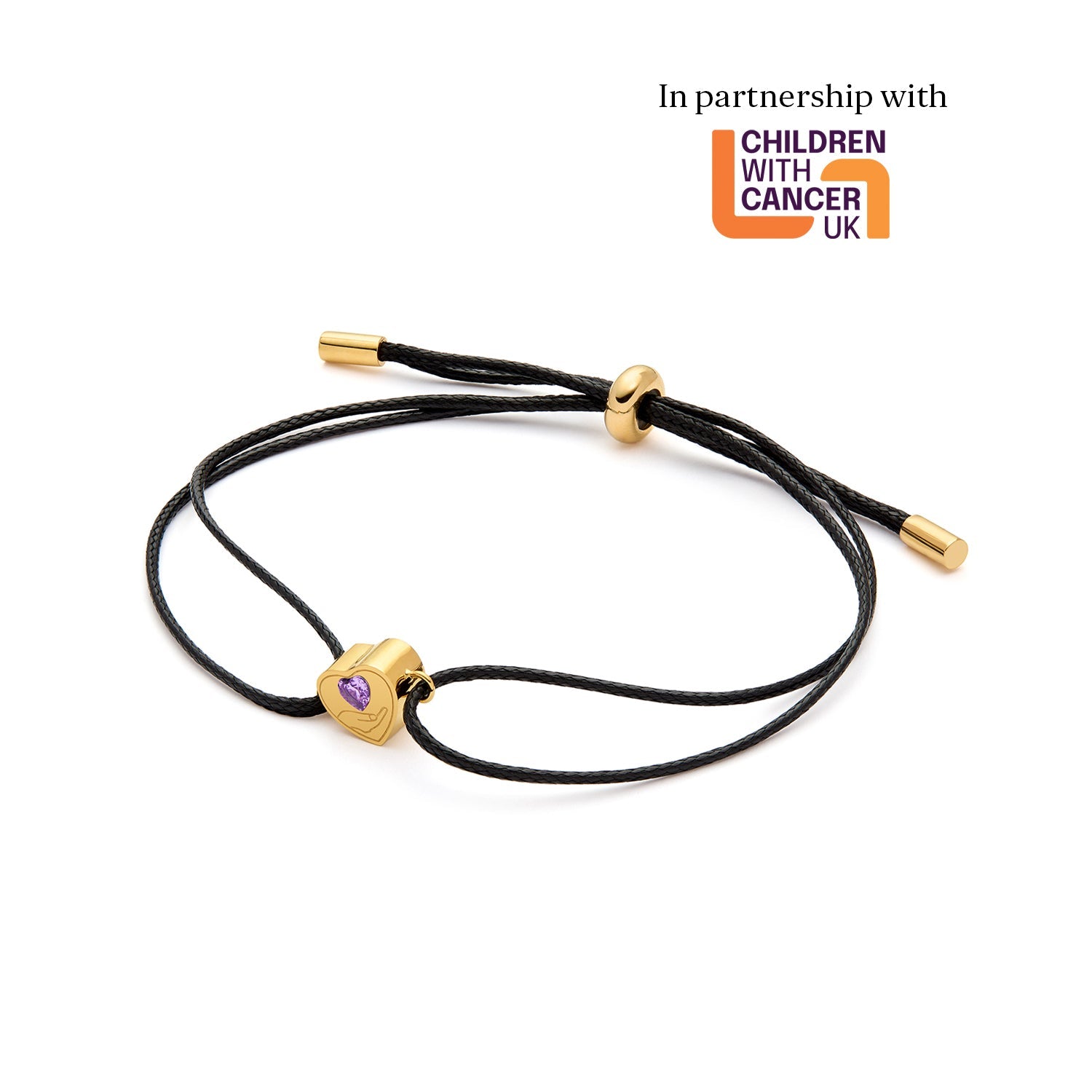 Cancer UK Charms Charity Bracelet