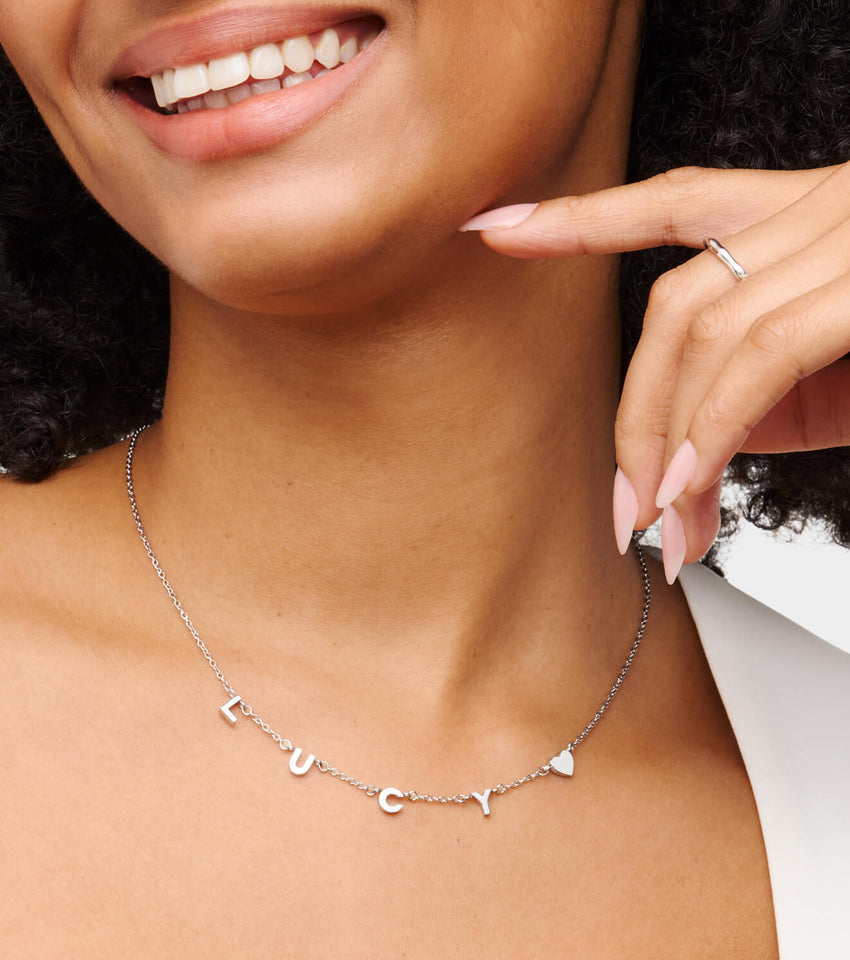 Made Mine Name Necklace (Silver)