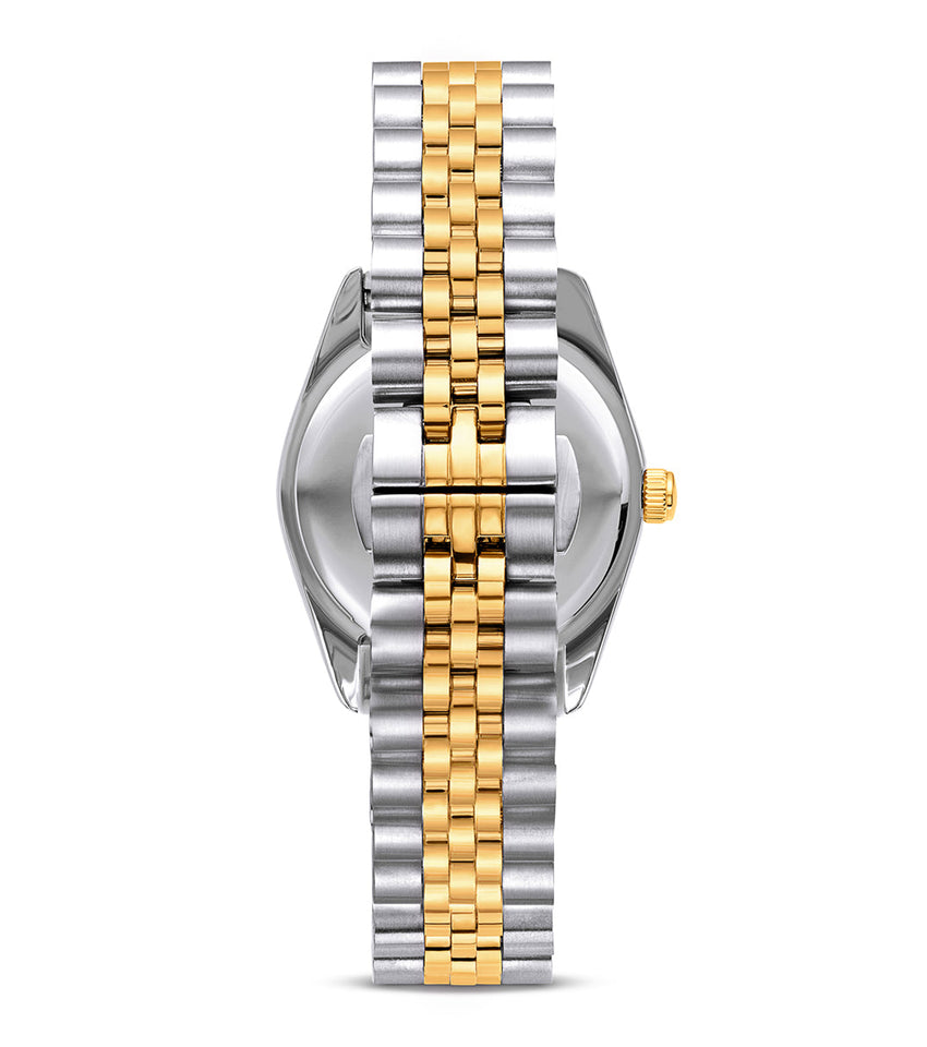 Mini Two Tone Emerald Link Belgravia 30 Watch – Abbott Lyon