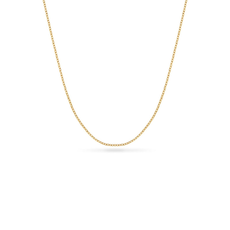 Layering Fine Chain Necklace 14-16 in (Gold)