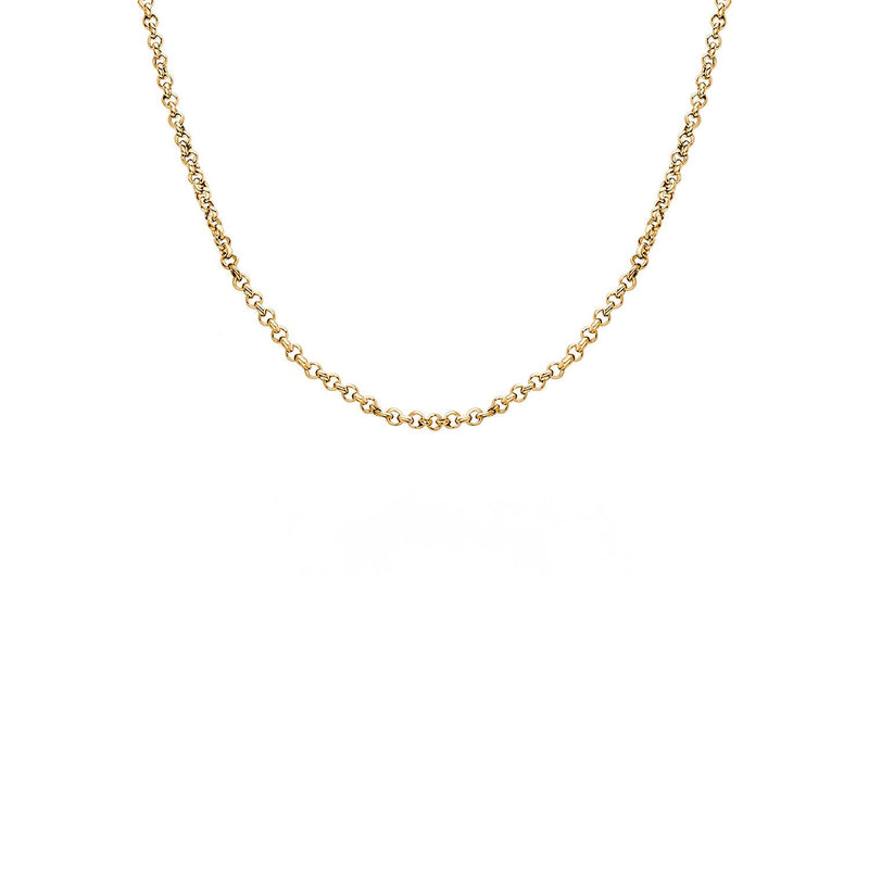 Layering Box Chain Necklace (Gold)