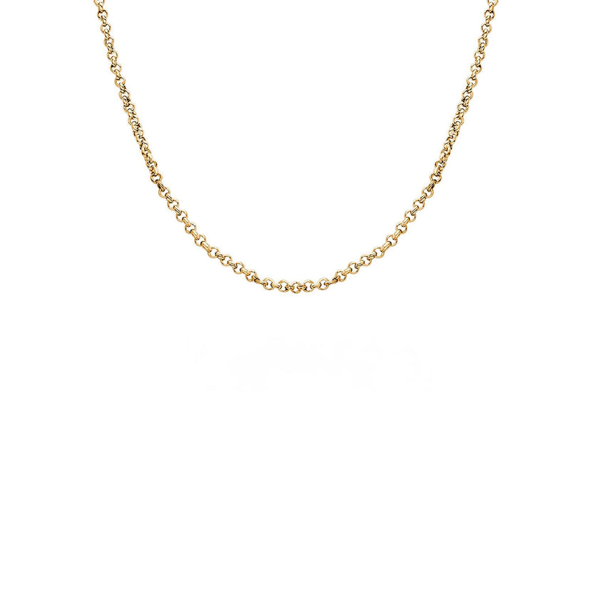Layering Box Chain Necklace (Gold)