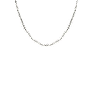 Layering Box Chain Necklace (Silver)
