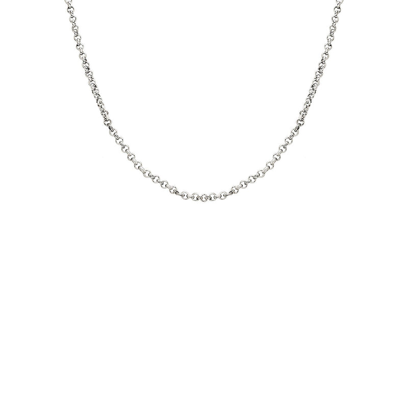 Layering Box Chain Necklace (Silver)