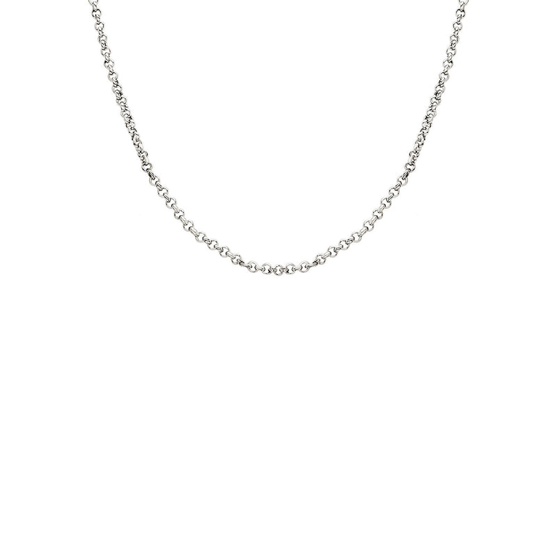 Layering Box Chain Necklace (Silver)