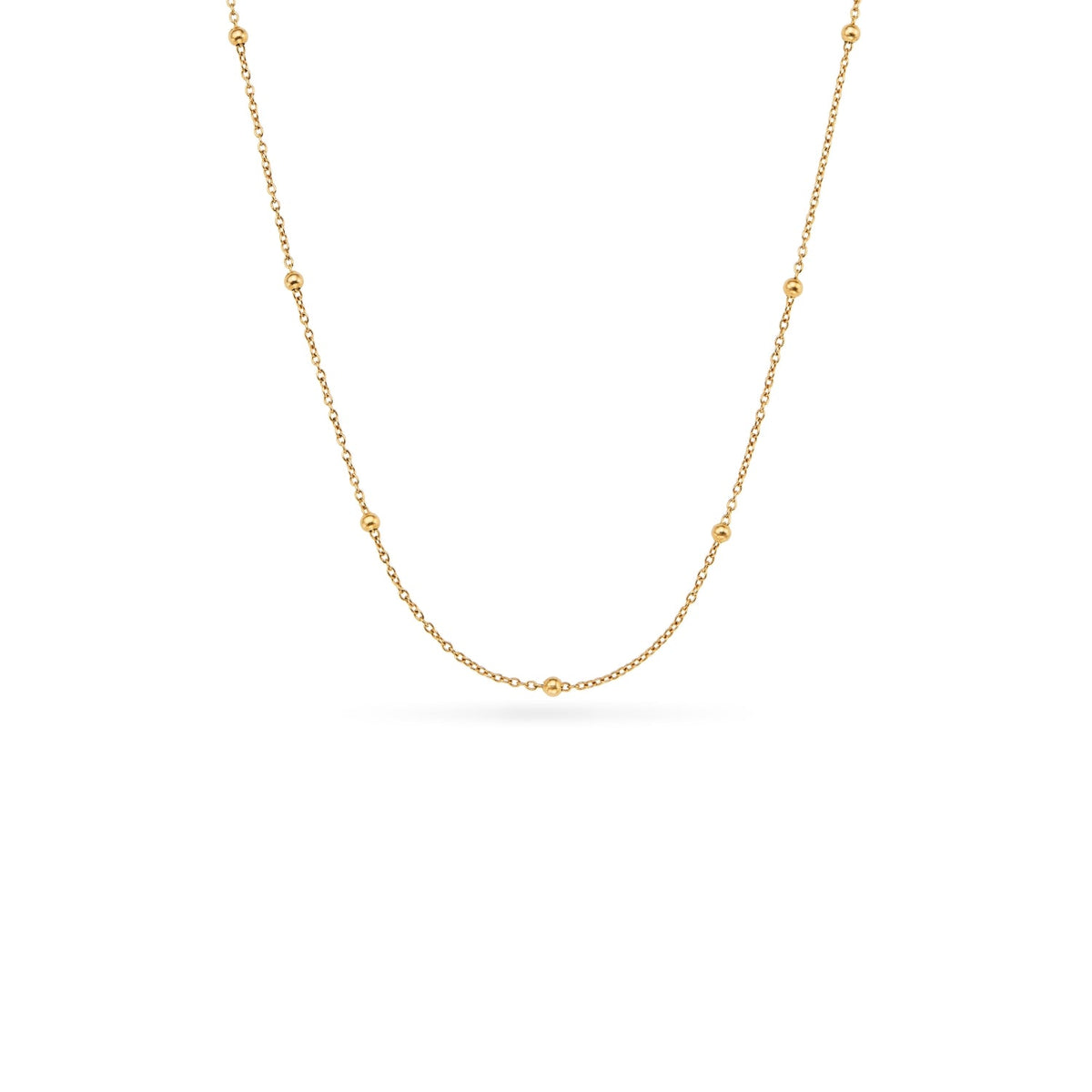 Personalised Initial & Droplet Birthstone Necklace