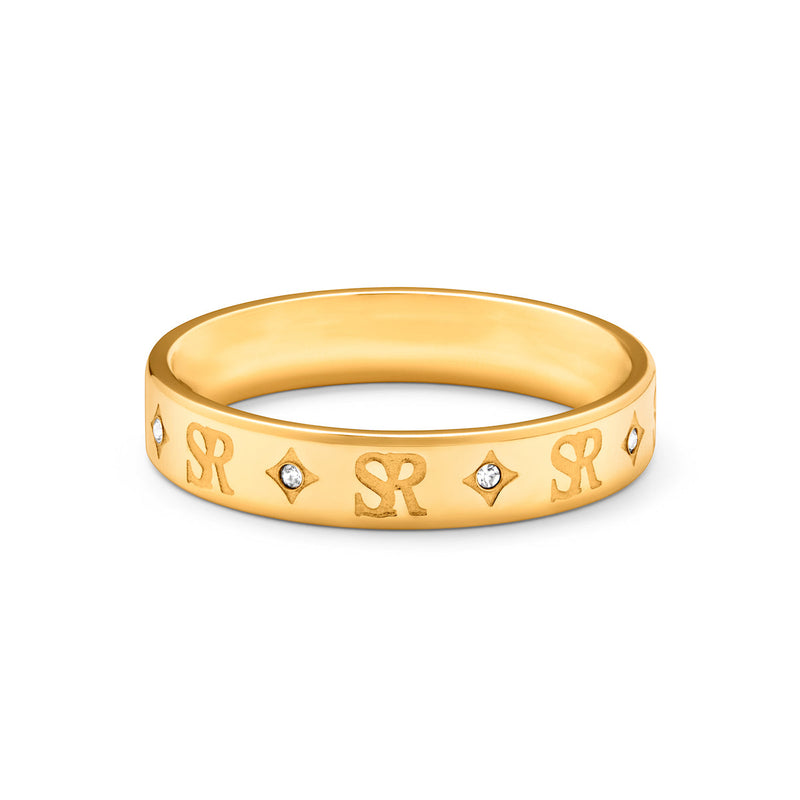 Own Way Monogram Ring (Gold)