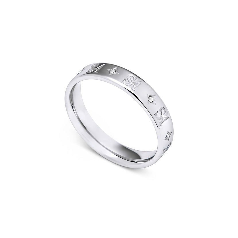 Own Way Monogram Ring (Silver)