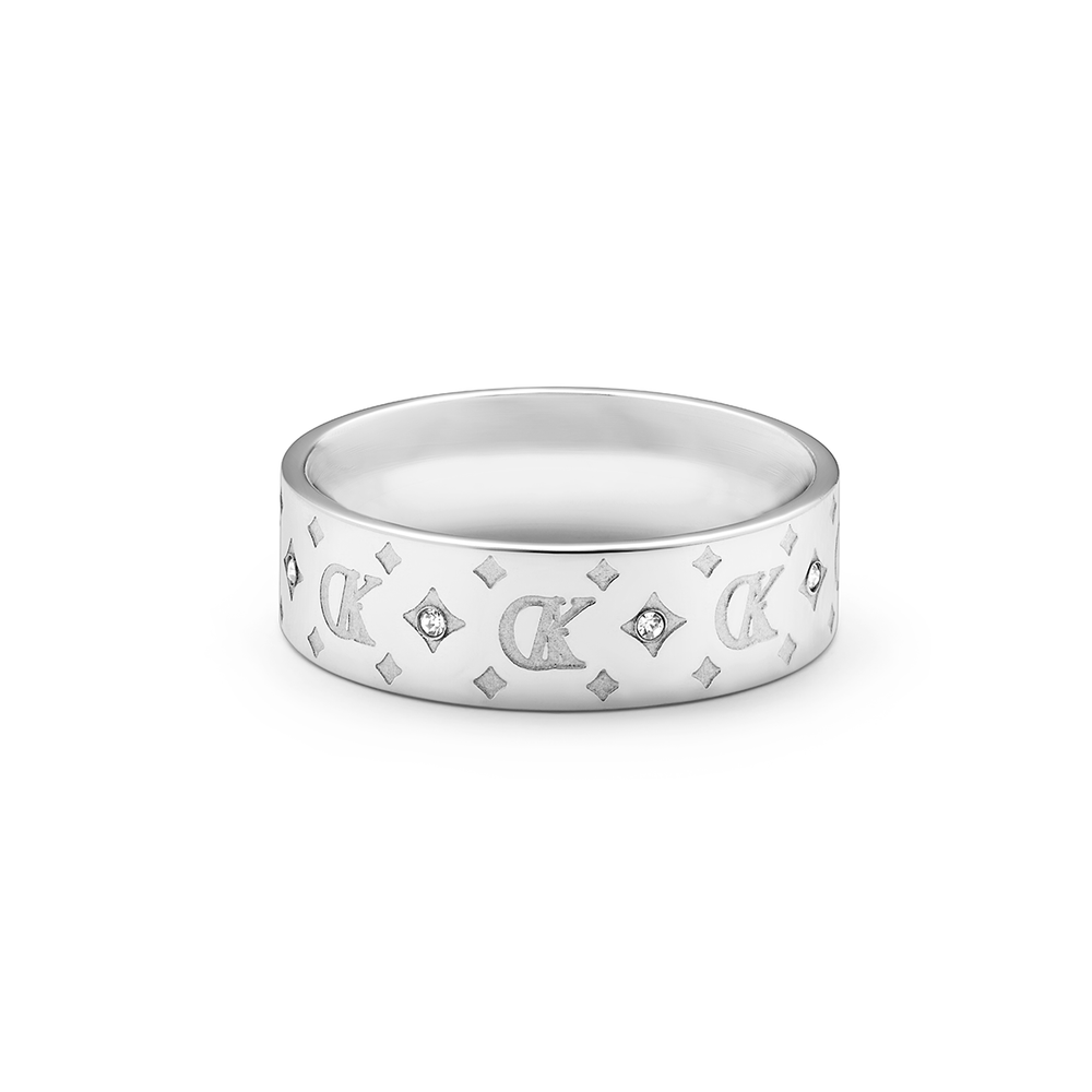 ATLAST MONOGRAM RING SILVER 10K, 14K and 18K or Sterling Silver