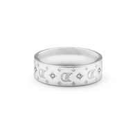 Own Way Statement Monogram Ring (Silver)