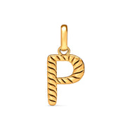 Entwine Initial Pendant (Gold)