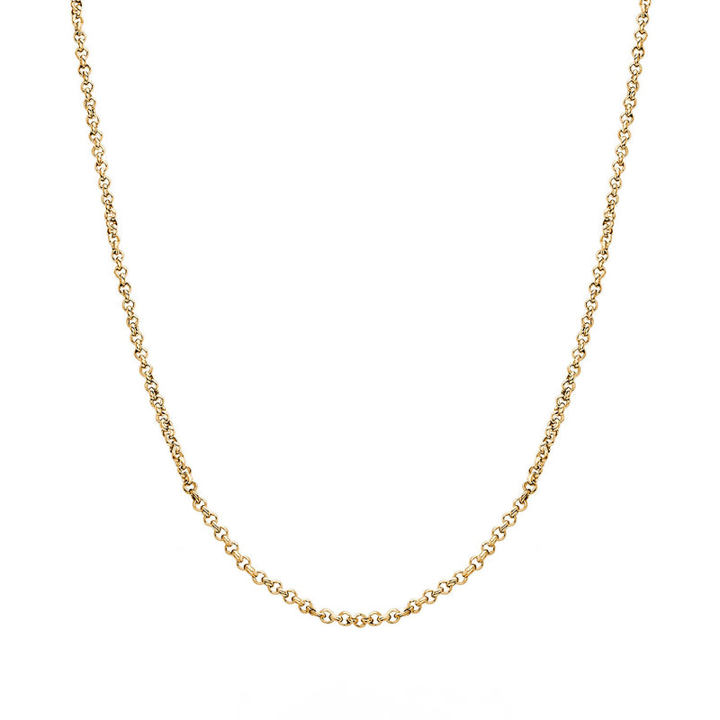 Layering Box Chain Necklace (Gold)