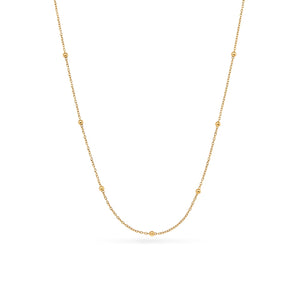 Sphere Chain Necklace (Gold)