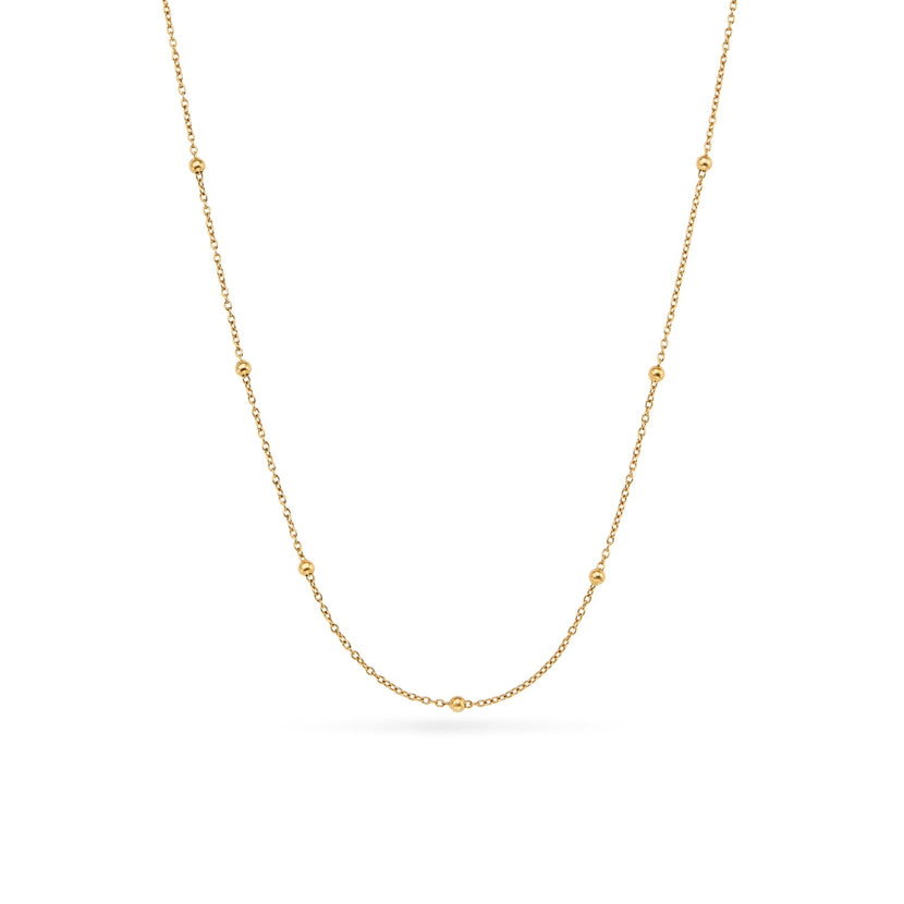 Sphere Chain Necklace (Gold)
