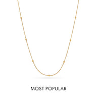 Sphere Chain Necklace (Gold)