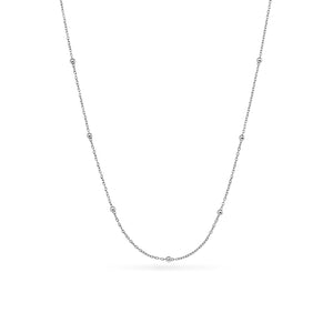 Sphere Chain Necklace (Silver)