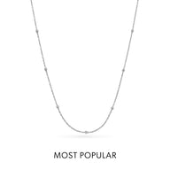 Sphere Chain Necklace (Silver)