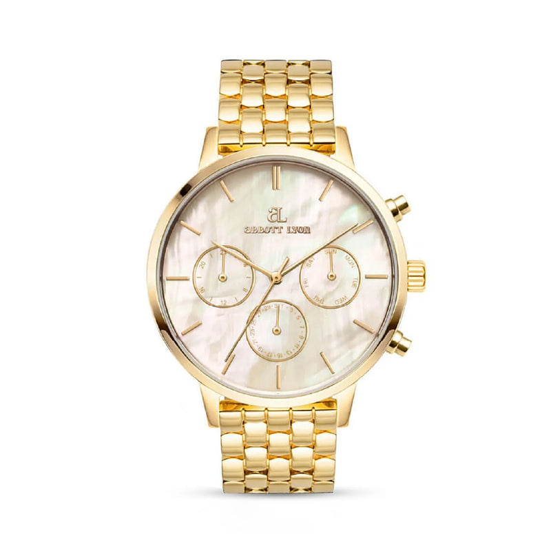 Pearl Link Nueva 40 Watch - Gold
