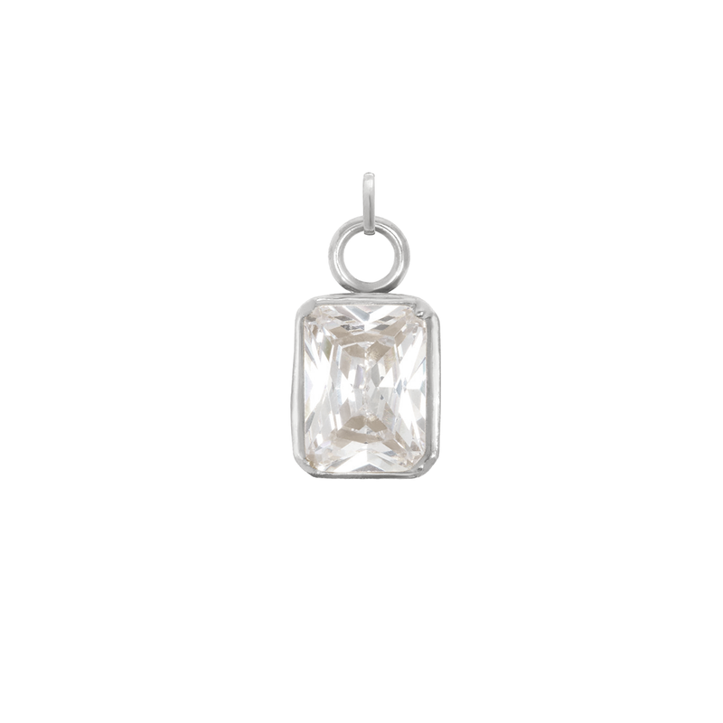 Crystal Charm (Silver)