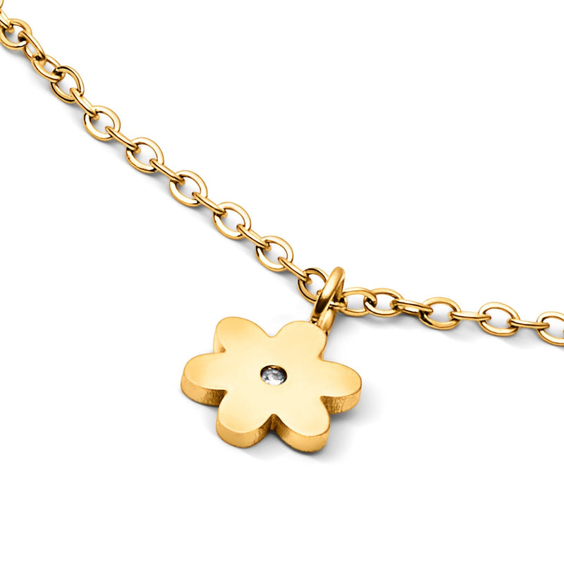 Flower Bracelet (Gold) - Worth £49