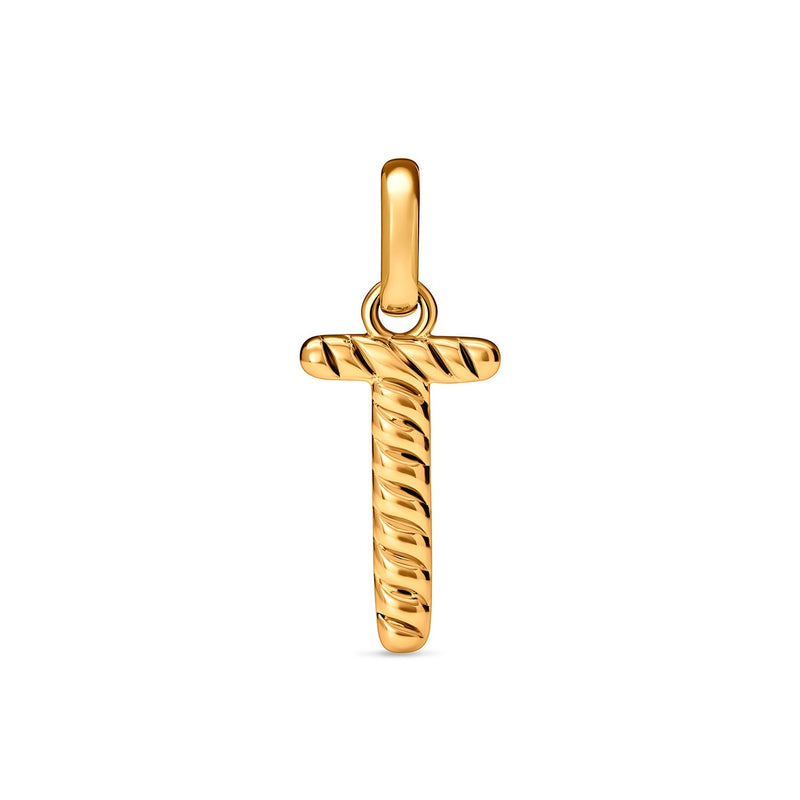 Entwine Initial Pendant (Gold)