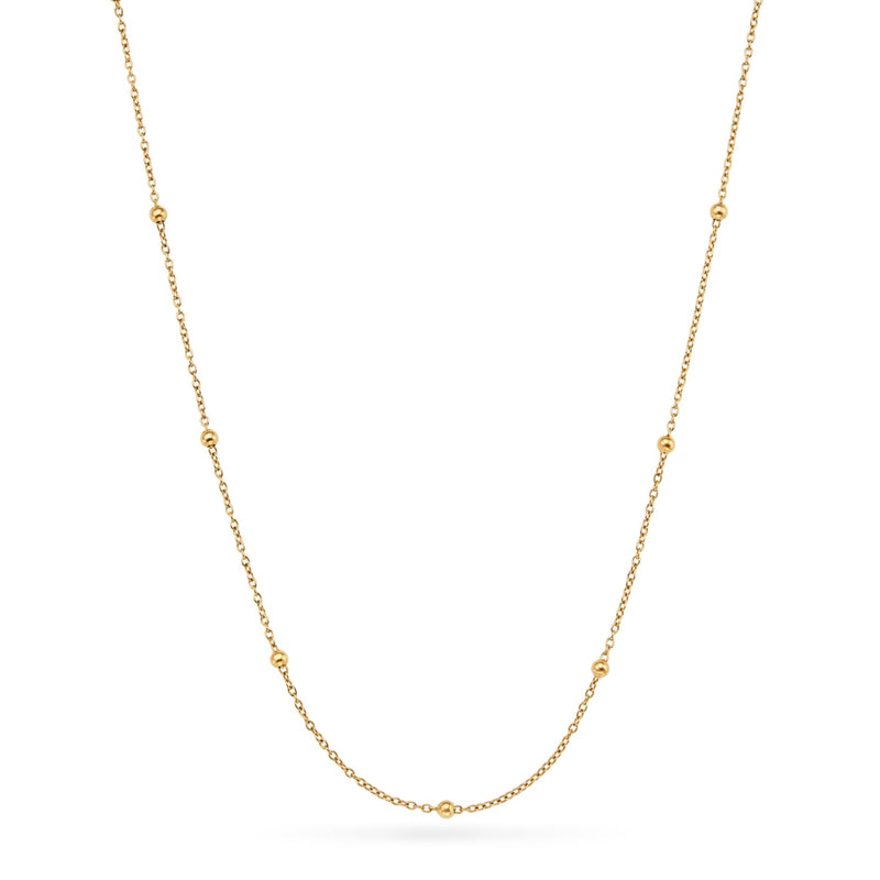 Layering Fine Chain Necklace 14-16 in (Gold)