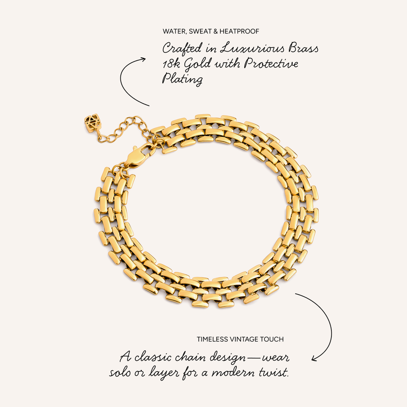Heritage Chain Bracelet (Gold)