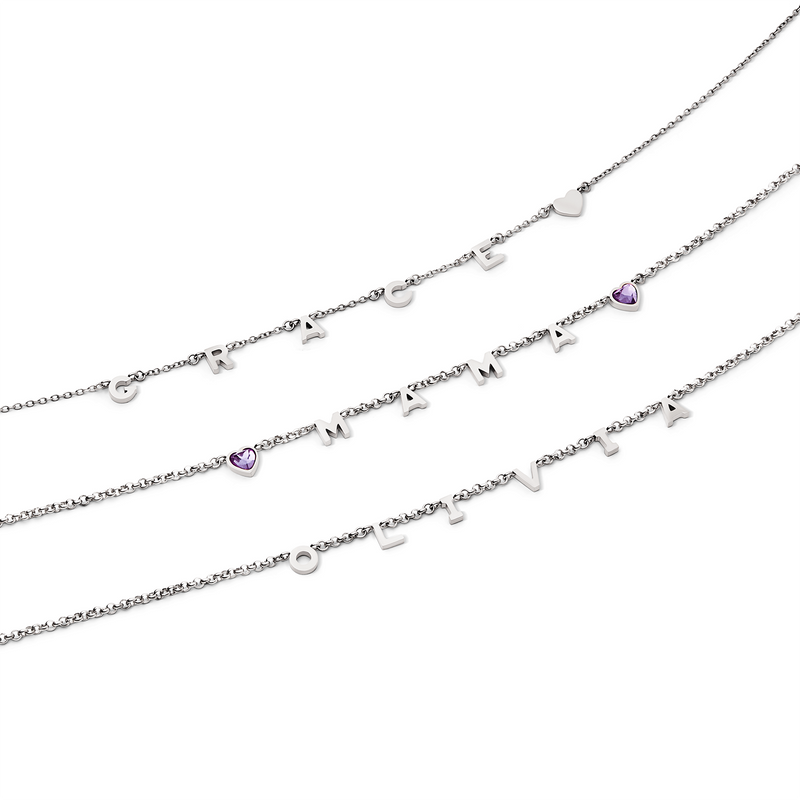 Made Mine Name Necklace (Silver)