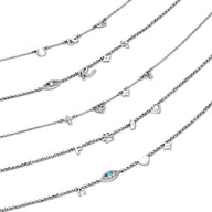 Made Mine Charm Necklace (Silver)