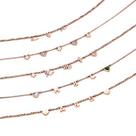 Made Mine Charm Necklace (Rose Gold)