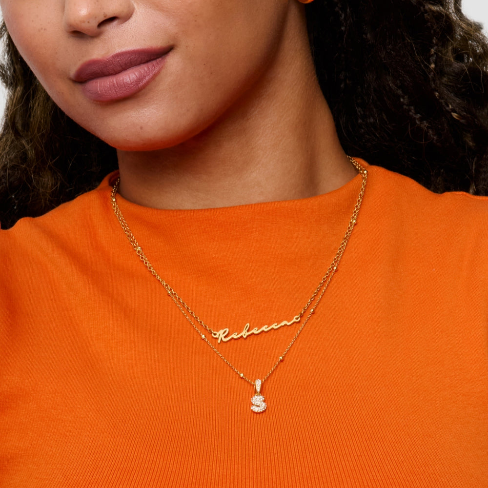 Signature Name Necklace (Gold) - Main Image