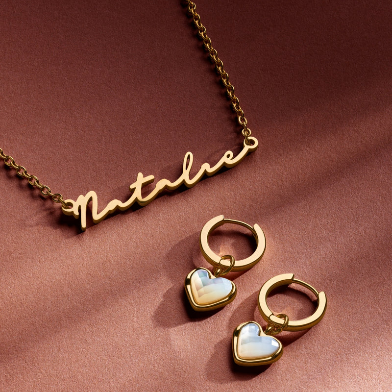 Signature Name Necklace (Gold)