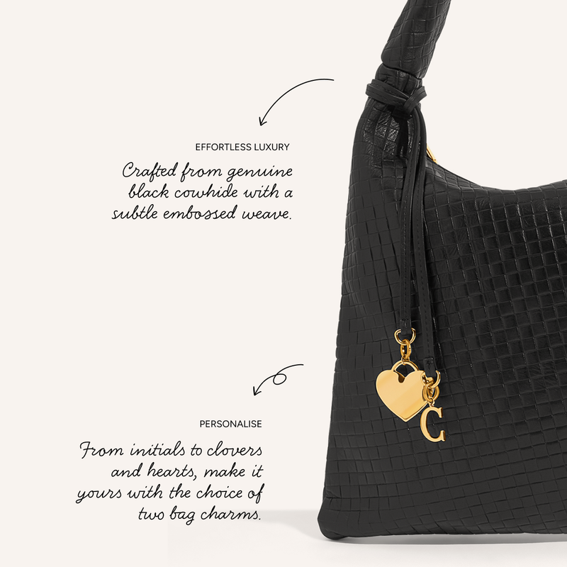 Milan Leather Bag (Black)