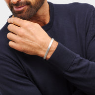 The Memento Cuff Bangle (Silver)