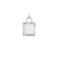 Molten Moonstone Charm (Silver)