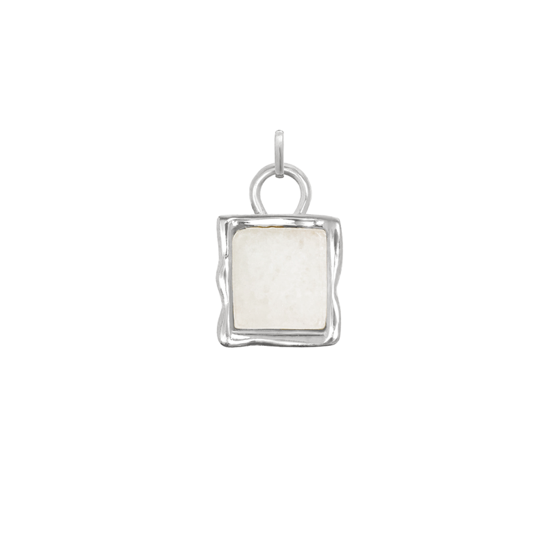 Molten Moonstone Charm (Silver)