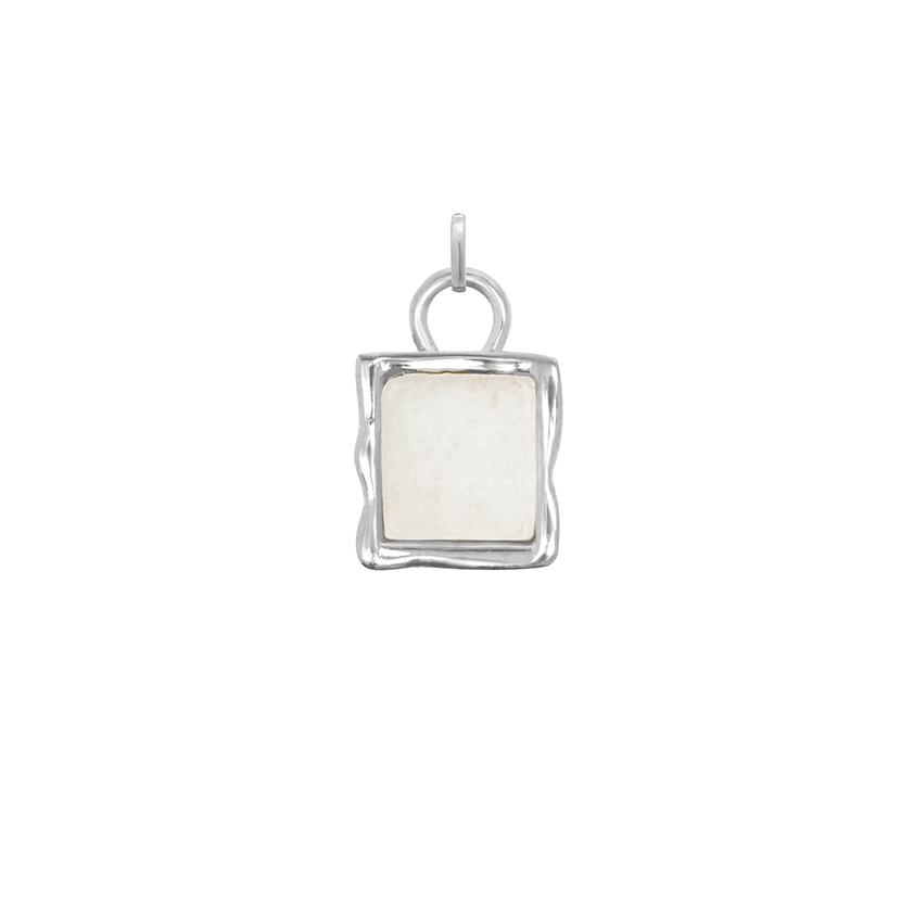 Molten Moonstone Charm (Silver)