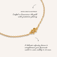 Made Mine Infinity Bracelet (Gold)