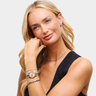 Mini Two Tone Blush Link Belgravia 30 Watch