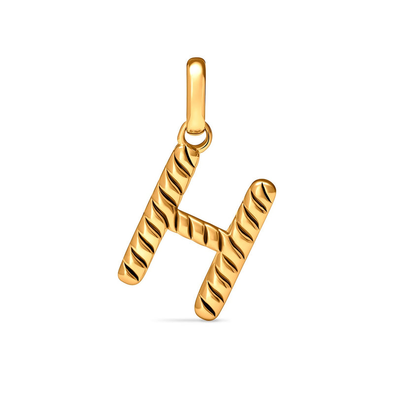 Entwine Initial Pendant (Gold)