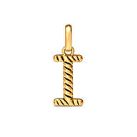 Entwine Initial Pendant (Gold)
